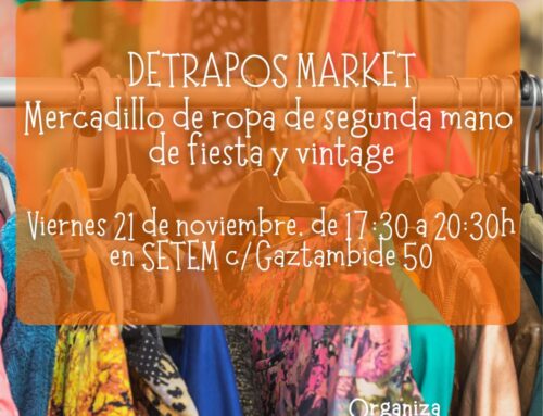 Detrapos Market. Mercadillo de ropa de fiesta y vintage