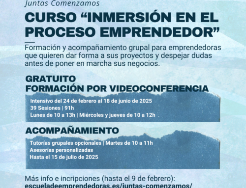 8ª ed. curso Juntas Comenzamos: Inmersión en el proceso emprendedor