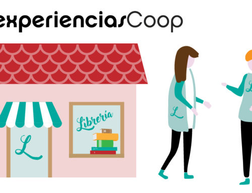 Puesto de información del Mercado Social de Madrid. Lugar de venta y encuentro de la economía social y solidaria madrileña