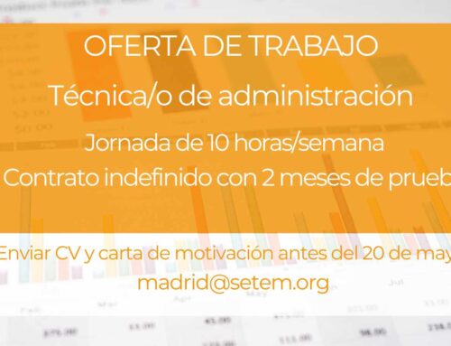 OFERTA DE EMPLEO. Técnica/o de Administración